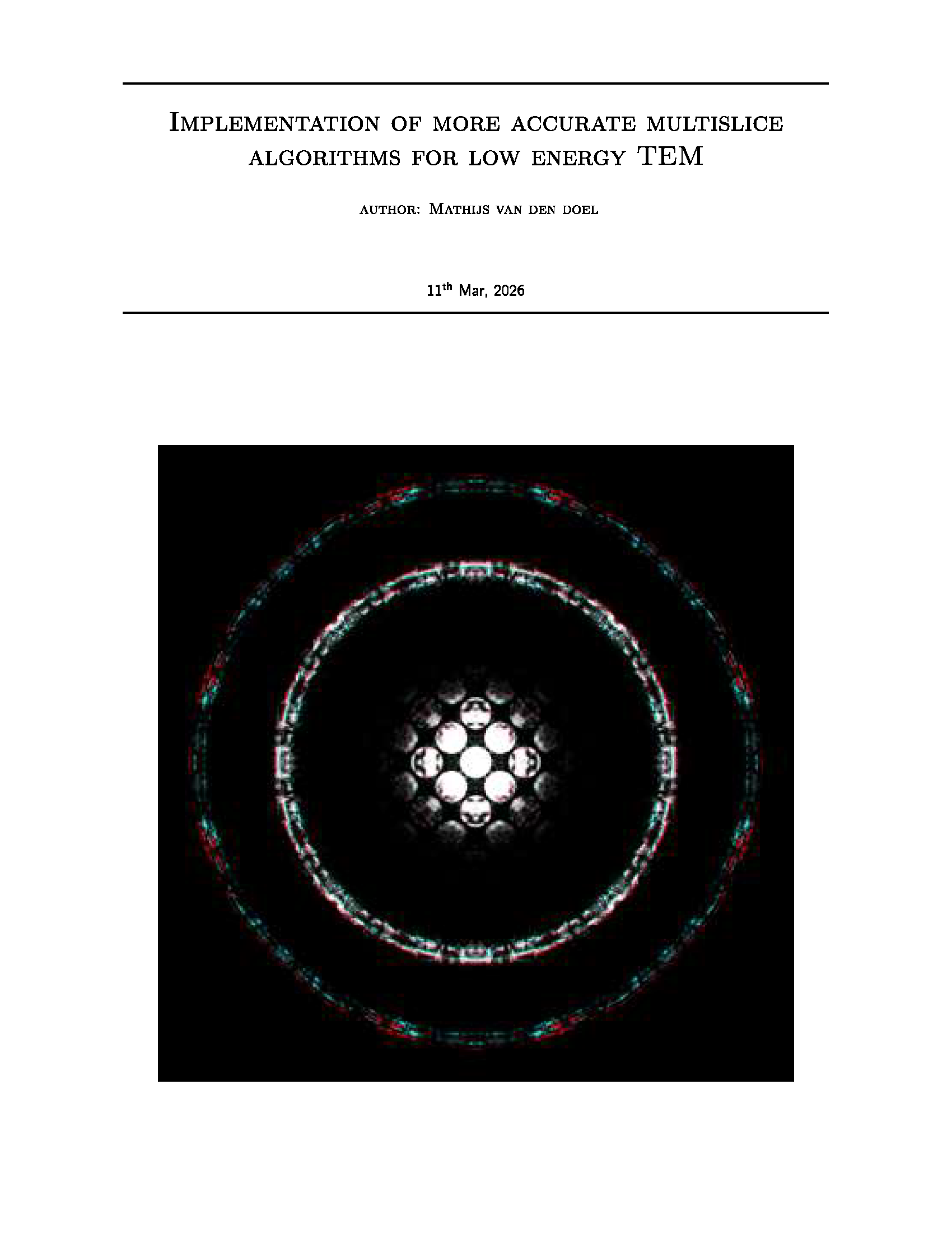 Coverpage with an image specified